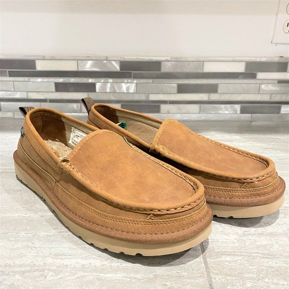 Bass Men\'s Synthetic Upper Casual Slip On Loafers Shoes Brown Size 12 main image 8